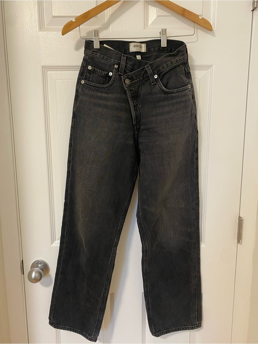 Agolde Women's criss-cross Relaxed Jeans